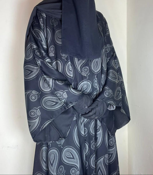 Elegant Printed Dubai Abaya
