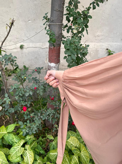 Rose Blush 4-Piece Luxury Abaya Set