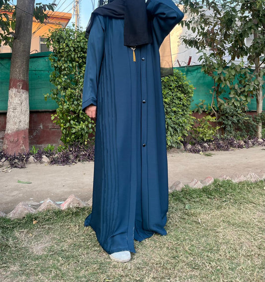 Pleated Abaya Set