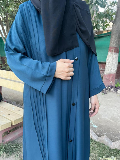 Pleated Abaya Set